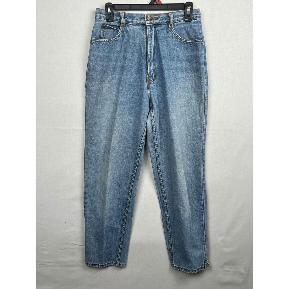 Gitano High Waisted Mom Jeans Womens 14 Medium Wash Tapered M0976-0H Blue